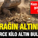 Kazi sirasinda sok eden kesif topragin altindan yuzlerce kilo altin buldular LxamWTdX